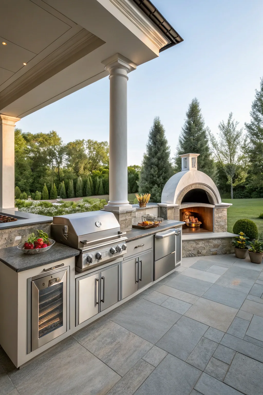 outdoor kitchens
