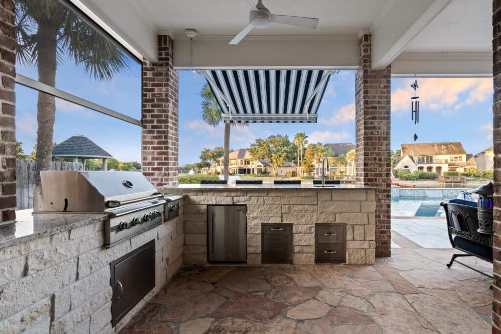 outdoor kitchens